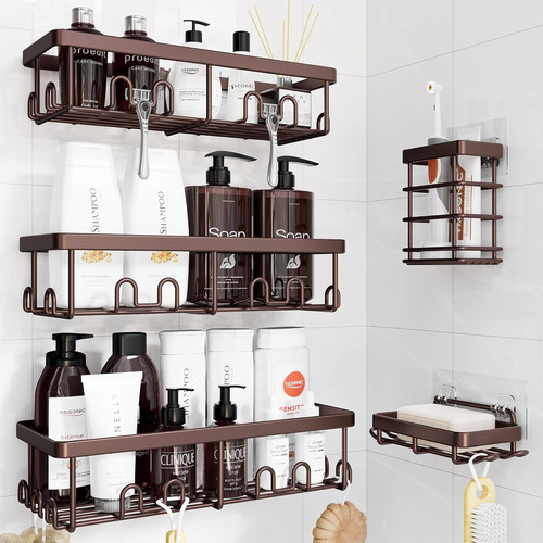 Shower caddy adhesive - shower,
