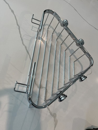 Corner shower bath basket